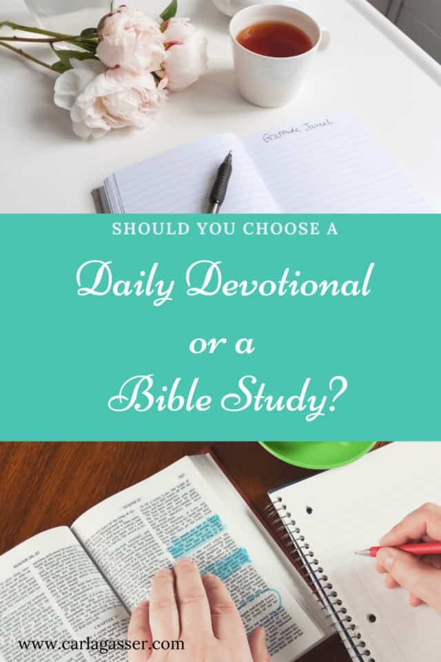 Should You Choose a Devotional or a Bible Study? | Making a Wise Choice