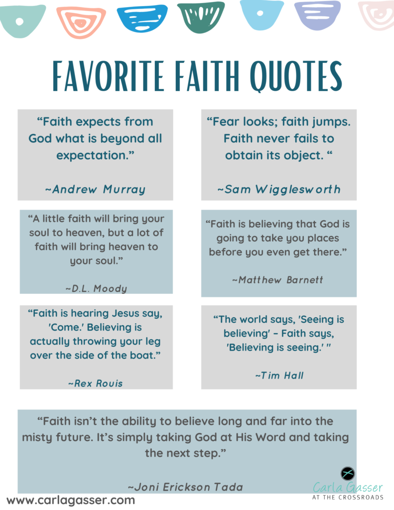 favorite faith quotes free printable